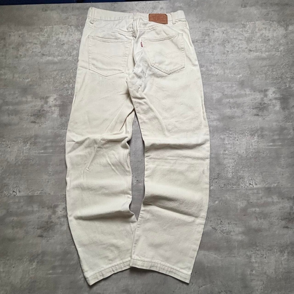 Levi’s 501 XX Jeans Mens 30x29 White Vintage 90s Straight Leg Button Fly USA